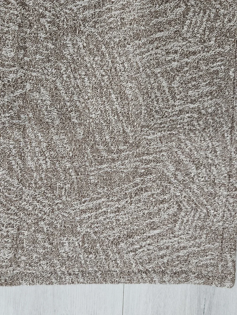 Hotel Collection Woodgrain King Pillow Shams 100% Cotton Hazelnut Cream NWOT